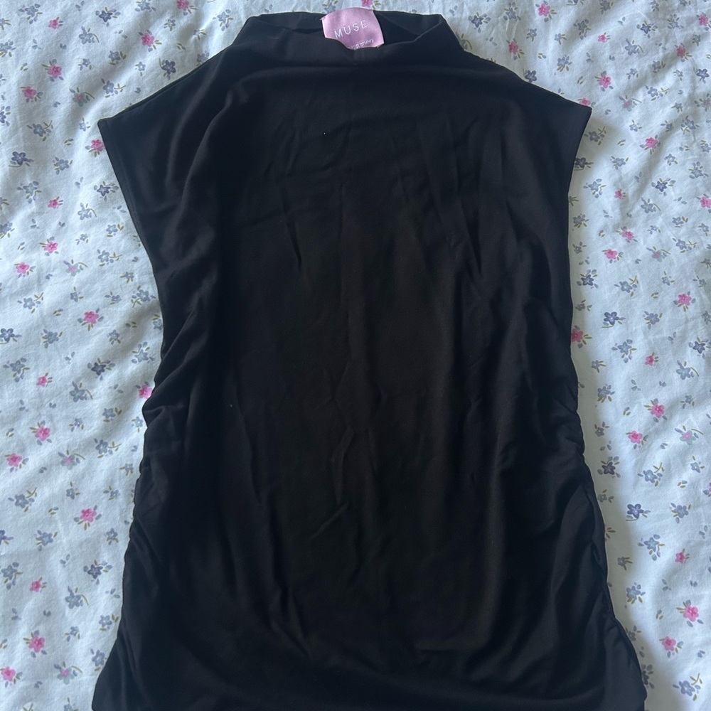 Muse Black Tank Top